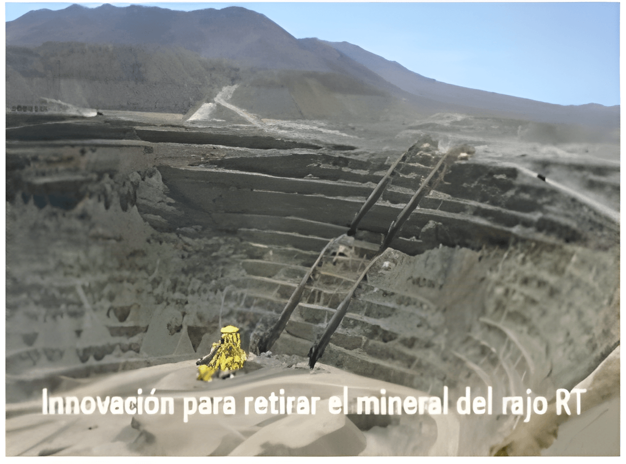 Solución para la Extracción del Mineral desde el Rajo de Radomiro Tomic